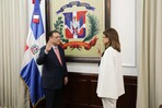 La vicepresidenta Raquel Peña juramenta a Eduardo Sanz Lovatón como ministro de Industria y Comercio