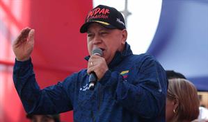 Diosdado Cabello dice que el chavismo vive dolor y rabia y prioriza el retorno de Maduro