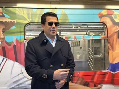 Collado lanza la nueva ruta promocional en la Línea A del tren en NY