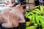 Pollo y pl&aacute;tanos, entre productos que m&aacute;s subieron de precios en diciembre, informa Banco Central