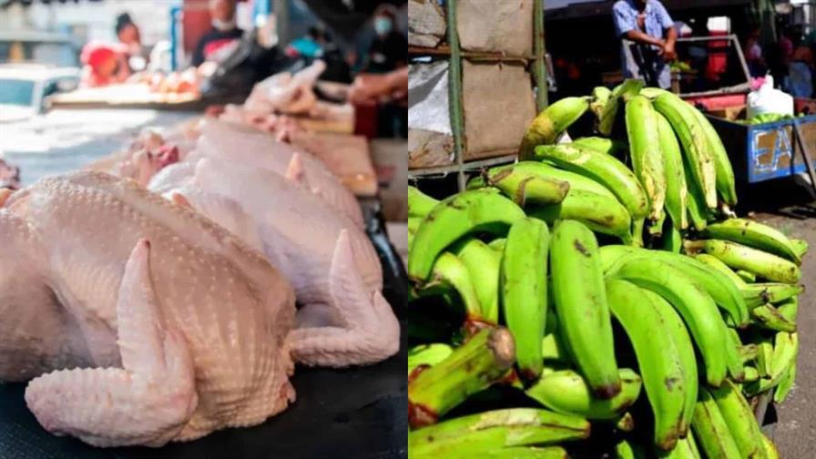 Pollo y pl&aacute;tanos, entre productos que m&aacute;s subieron de precios en diciembre, informa Banco Central