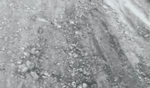 Denuncian que mal estado de la carretera deja casi incomunicada a comunidad en Montecristi