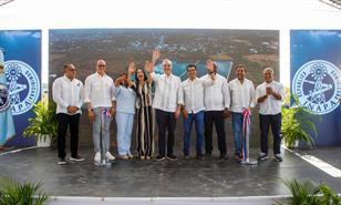 Abinader inaugura obras educativas, sanitarias y comerciales en la regi&oacute;n sur