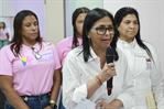 Delcy Rodr&iacute;guez: Aqu&iacute; manda el pueblo venezolano y hay un Gobierno, el de Nicol&aacute;s Maduro