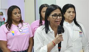 Delcy Rodr&iacute;guez: Aqu&iacute; manda el pueblo venezolano y hay un Gobierno, el de Nicol&aacute;s Maduro