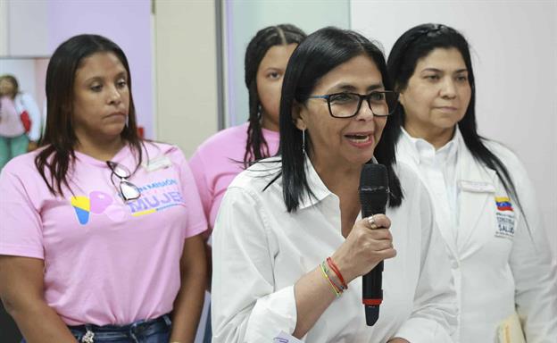Delcy Rodr&iacute;guez: Aqu&iacute; manda el pueblo venezolano y hay un Gobierno, el de Nicol&aacute;s Maduro