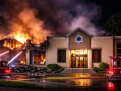 Detienen al sospechoso de incendiar la mayor sinagoga de Misisipi