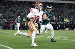 Los 49ers eliminan a los campeones Eagles y van a la ronda divisional de NFL