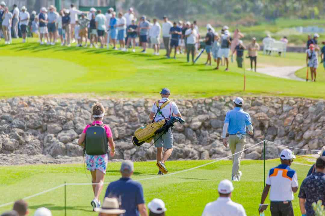 Golfers at the Corales Puntacana Championship PGA Tour Event.