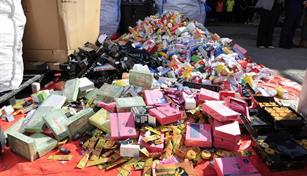 El Gobierno ha incinerado m&aacute;s de 175 millones de productos ilegales