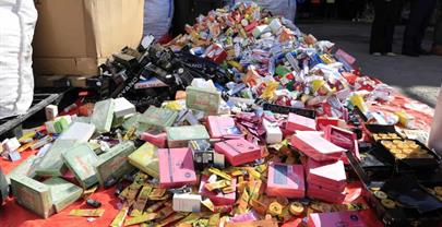 El Gobierno ha incinerado m&aacute;s de 175 millones de productos ilegales