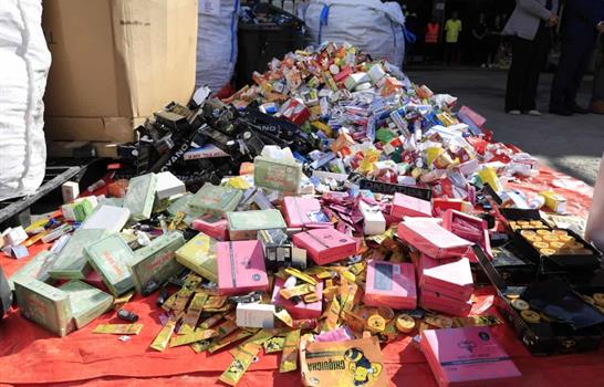 El Gobierno ha incinerado m&aacute;s de 175 millones de productos ilegales