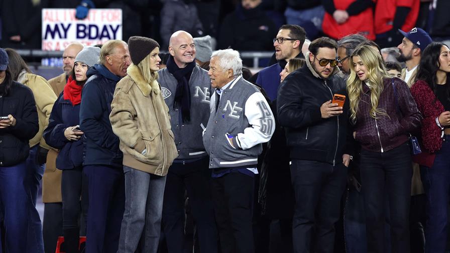 Gianni Infantino acude al Patriots-Chargers de la NFL