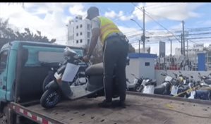 Polic&iacute;a retiene 31 motocicletas durante operativos contra carreras clandestinas