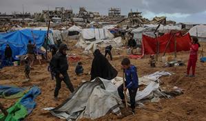 Ham&aacute;s lamenta inacci&oacute;n de la comunidad internacional mientras Gaza se inunda por lluvias