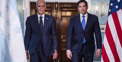Marco Rubio recibe al presidente electo Asfura tras su pol&eacute;mica victoria en Honduras