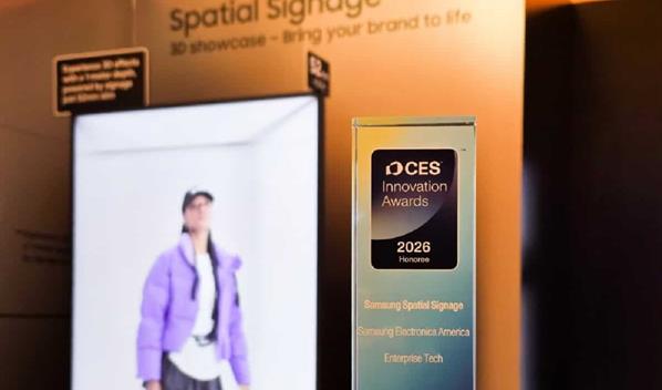 Samsung presenta en CES una se&ntilde;alizaci&oacute;n digital 3D que no requiere el uso de gafas