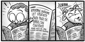 Caricatura de Noticiero Poteleche 14 enero 2026