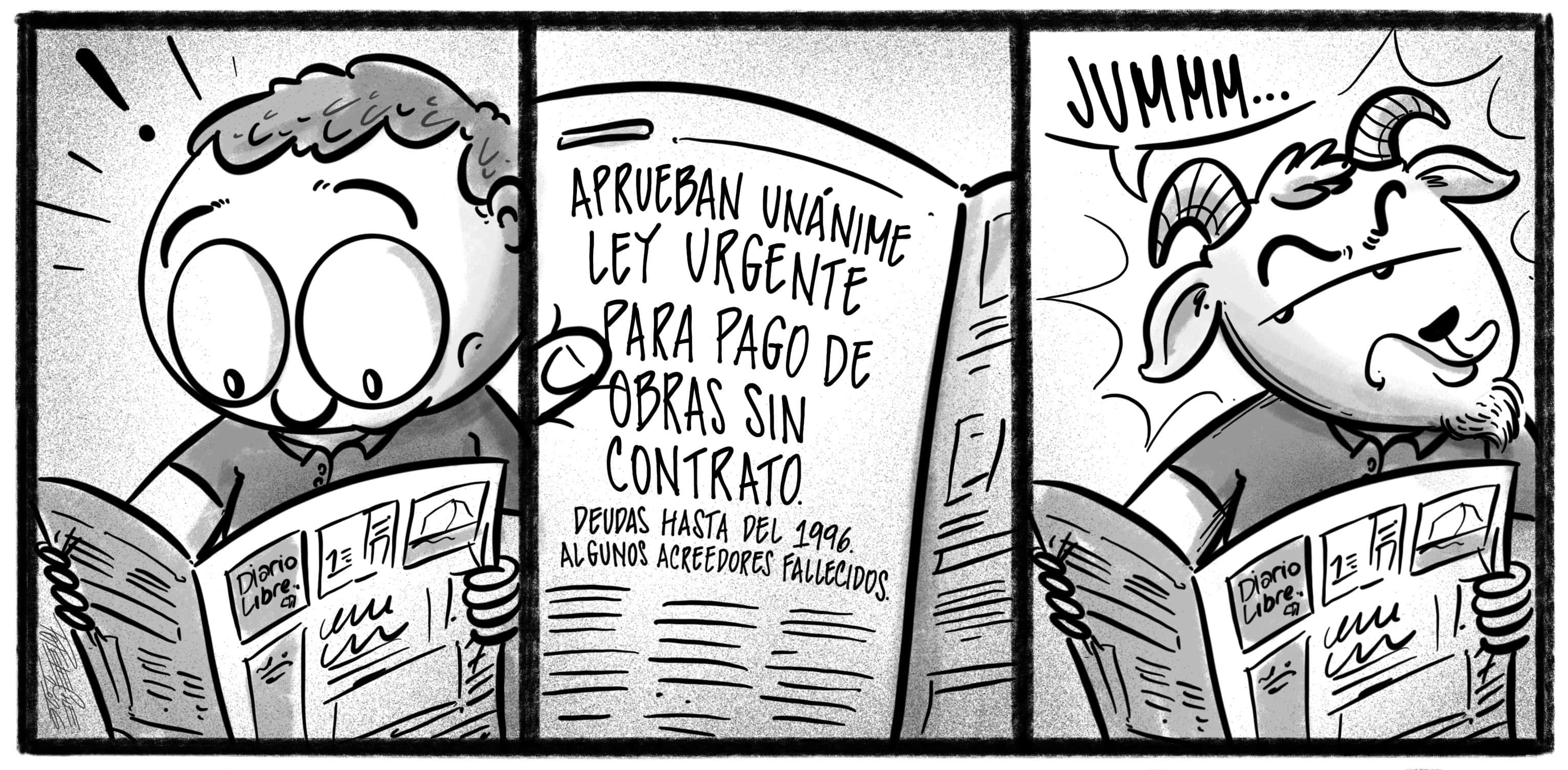 Caricatura de Noticiero Poteleche 14 enero 2026