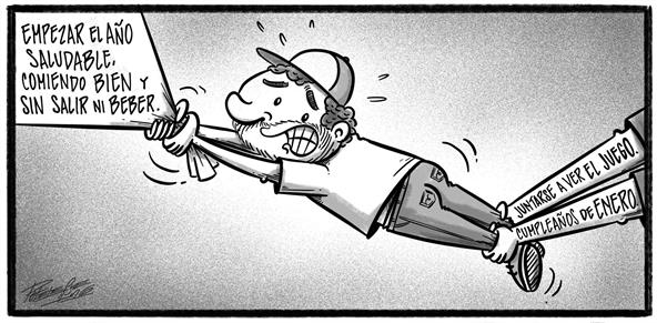 Caricatura de Noticiero Poteleche 15 enero 2026