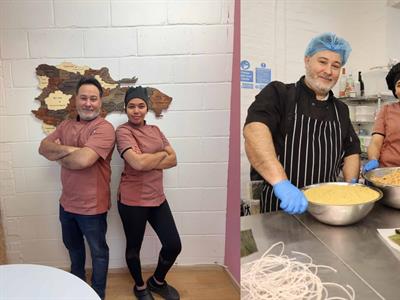 Conoce la dupla que pone sello al bizcocho dominicano en Londres