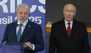 Lula y Putin dicen que Sudam&eacute;rica debe seguir como zona de paz tras ca&iacute;da de Maduro