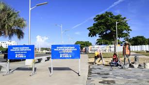Malec&oacute;n Deportivo y Paseo 30 de Mayo alcanzan 85 % de ejecuci&oacute;n rumbo a  Juegos Centroamericanos