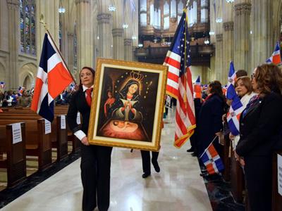 Misa en honor a la Virgen de la Altagracia en Nueva York