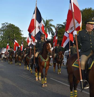 La Ciudad Colonial revivir&aacute; el esp&iacute;ritu patri&oacute;tico a caballo
