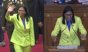 No tenemos miedo de enfrentar diplom&aacute;ticamente a EE. UU., dice presidenta interina de Venezuela