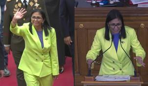 No tenemos miedo de enfrentar diplom&aacute;ticamente a EE. UU., dice presidenta interina de Venezuela