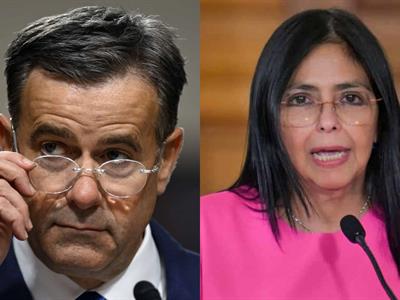 El director de la CIA se reunió con Delcy Rodríguez