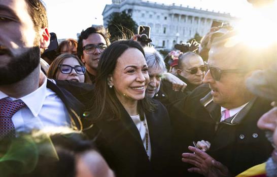 Pol&iacute;ticos noruegos critican entrega de Machado a Trump de medalla del Nobel de la Paz