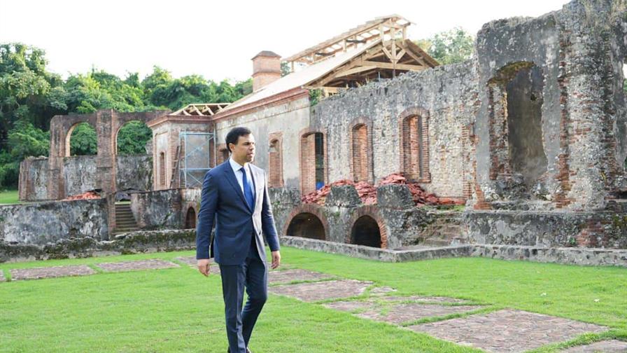 Salcedo supervisa la revitalización patrimonial del antiguo ingenio de Nigua