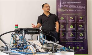 Joven dominicano crea una embarcaci&oacute;n aut&oacute;noma para enfrentar el sargazo en las playas