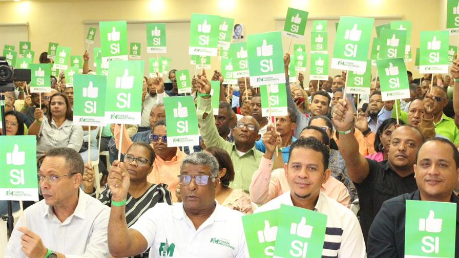 Fuerza Magisterial realiza asamblea nacional en la sede de la ADP