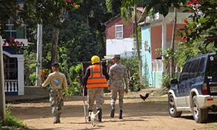 B&uacute;squeda de Brianna Genao: solo cinco militares son vistos en per&iacute;metro acordonado