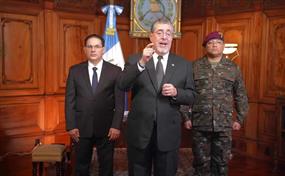 Presidente de Guatemala decreta estado de sitio tras asesinato de polic&iacute;as por pandilleros