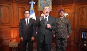 Presidente de Guatemala decreta estado de sitio tras asesinato de polic&iacute;as por pandilleros