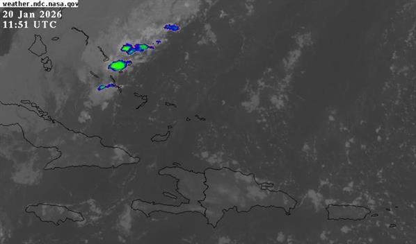 Martes con chubascos dispersos y oleaje peligroso en la costa Atl&aacute;ntica