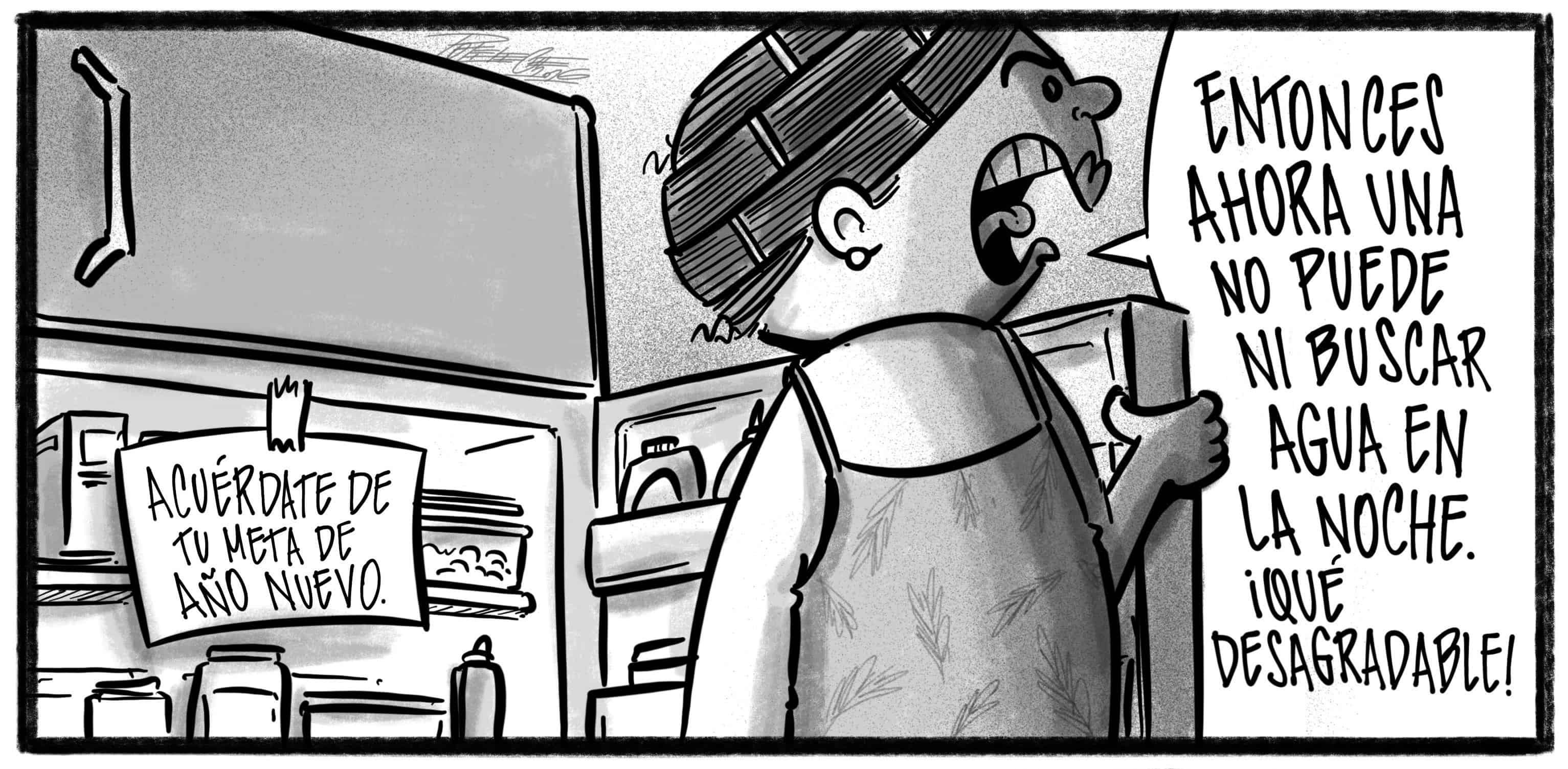 Caricatura de Noticiero Poteleche 22 enero 2026