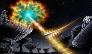 Localizan una r&aacute;faga r&aacute;pida de radio (FRB) que emite energ&iacute;a a 1,500 millones de a&ntilde;os luz