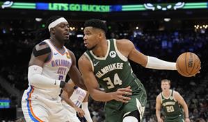 Antetokounmpo estima entre 4 y 6 semanas de baja tras retirarse ante los Nuggets
