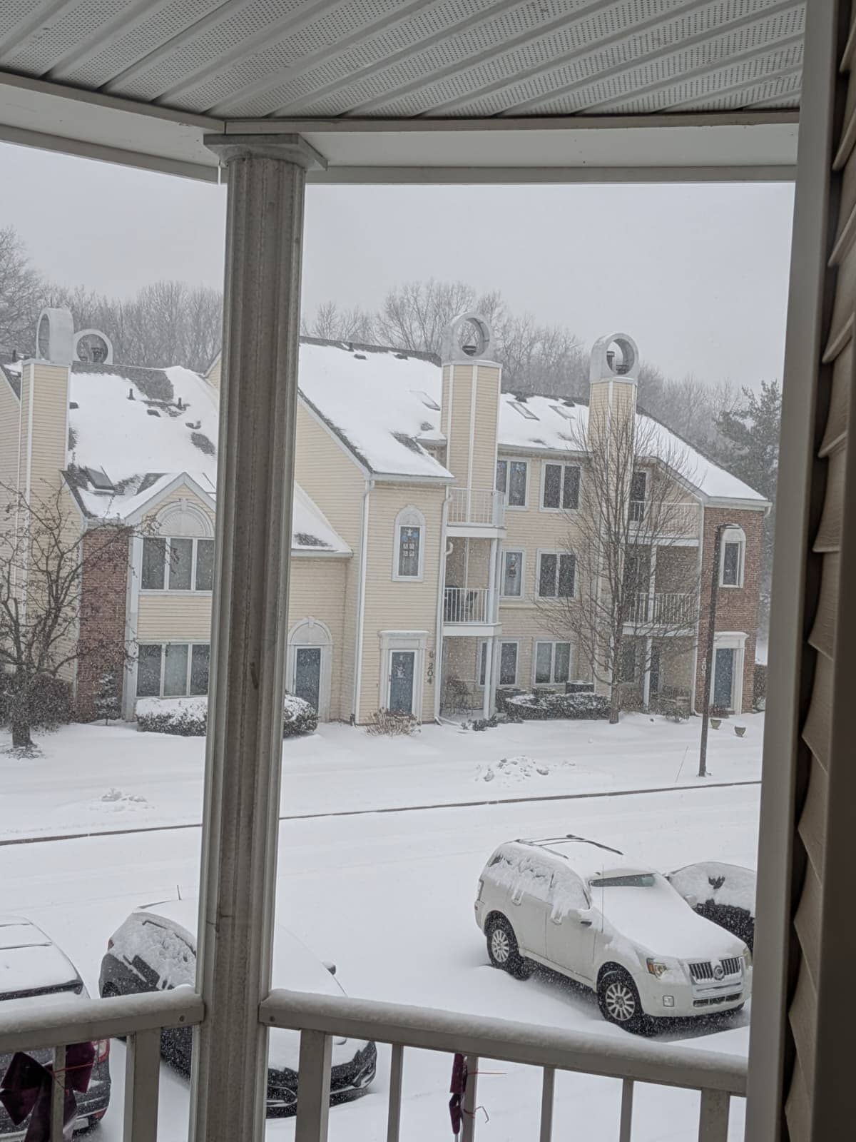 Tormenta de nieve que afecta los Estados Unidos, especificamente en Pensilvania.