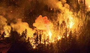 M&aacute;s de 500 brigadistas trabajan en extinguir el fuego en la Patagonia Argentina
