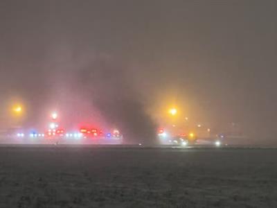 Avión con ocho personas a bordo se estrella en un aeropuerto de Maine