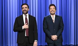 Mamdani bromea en el show de Fallon: Hace tanto fr&iacute;o que se congelaron los alquileres