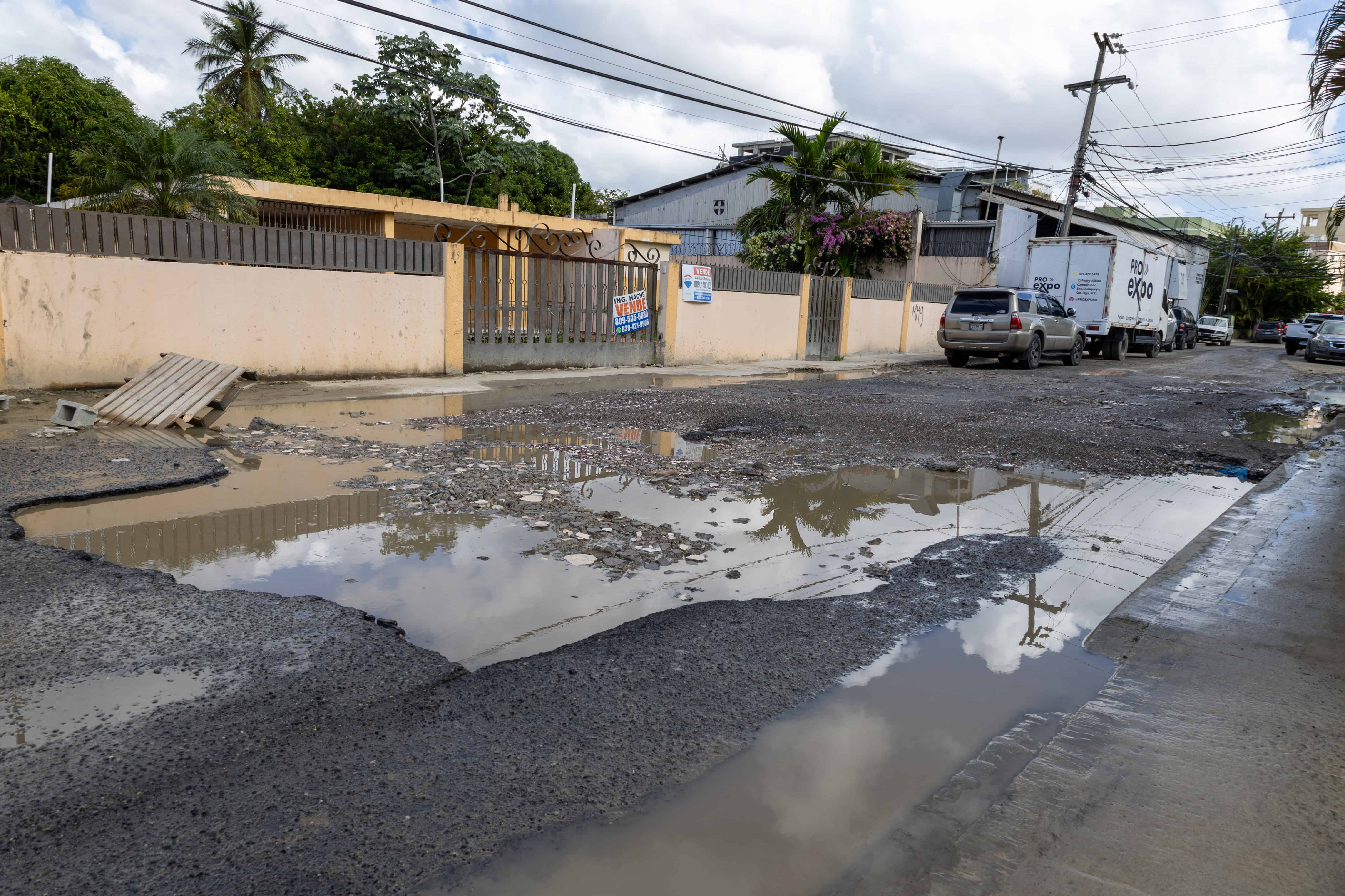 Cuando llueve se empeora la situaci&oacute;n. 
