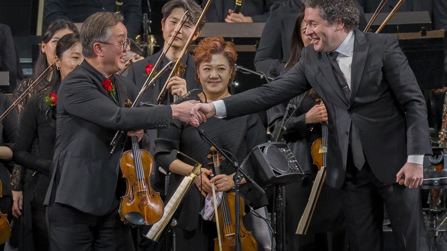 Gustavo Dudamel reivindica el poder humano de la música en un mundo dividido en Nueva York Gustavo Dudamel reivindica el poder humano de la música en un mundo dividido en Nueva York