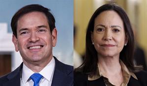 Rubio destaca a&ntilde;os de relaci&oacute;n con Mar&iacute;a Corina Machado y dice que puede formar parte de transici&oacute;n